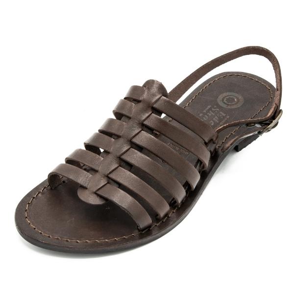 Sandali Ciabatta Con Fasce Incrociate Da Uomo Fatti A Mano In Pelle Ma