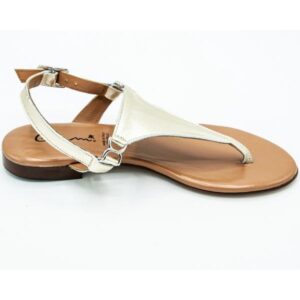 Sandalo infradito donna laminato platino Maldive - immagine 4