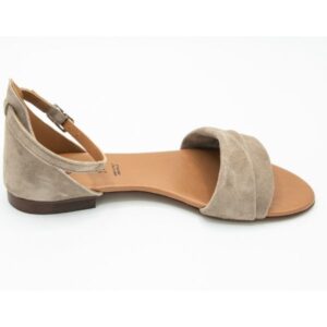 Sandalo donna in camoscio taupe Diva - immagine 5