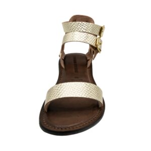 Sandali oro da donna con cinturino Nueva Gerona - immagine 3