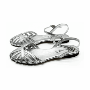 Ballerine argento con cinturino Dais - immagine 2