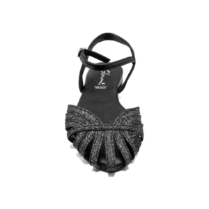 Ballerine con cinturino glitter nero Dais - immagine 2