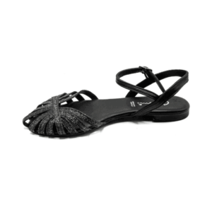 Ballerine con cinturino glitter nero Dais - immagine 4