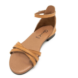 Sandalo donna in cuoio cumino Mary - immagine 4