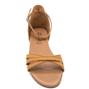 Sandalo donna in cuoio cumino Mary - immagine 1